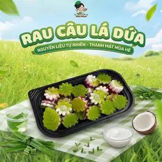 Hình ảnh Rau Câu Lá Dứa Size Lớn