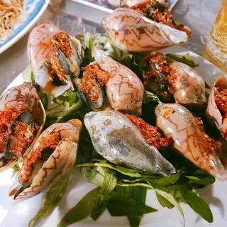 Hình ảnh óc giác nướng mắm 1 con