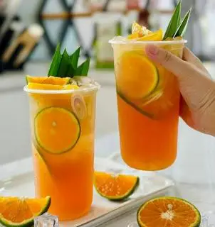 Hình ảnh Trà Đào Bigsize ly (700ml)