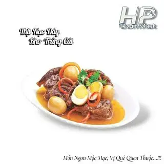 Hình ảnh Cơm Thịt Nạc Dây Kho Trứng Cút 140Gr