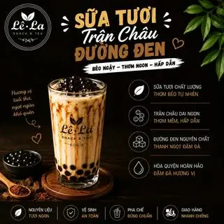 Hình ảnh Sữa tươi trân châu đường đen