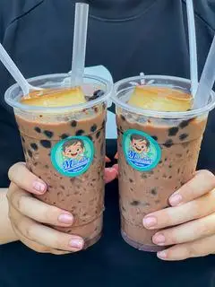 Hình ảnh Milo Dầm Trân Châu Bánh Flan Nhỏ