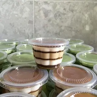 Hình ảnh Rau câu sữa dừa cà phê