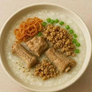 Hình ảnh Cháo thịt bằm - sườn