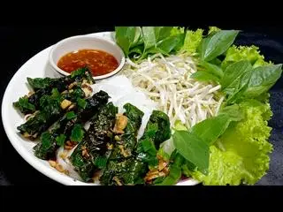 Hình ảnh Bún lá lốt chay - Noodle with piper lolot roll