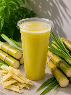 Hình ảnh Nước Ép Mía Siêu To Khổng Lồ - Ly Lớn 800ml