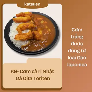Hình ảnh K9- Cơm cà ri Nhật GÀ OITA TORITEN ( MÓN MỚI )