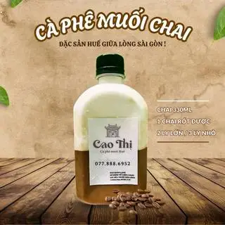 Hình ảnh Cà phê muối Huế chai
