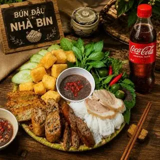 Hình ảnh Combo bún đậu đầy đủ + coca