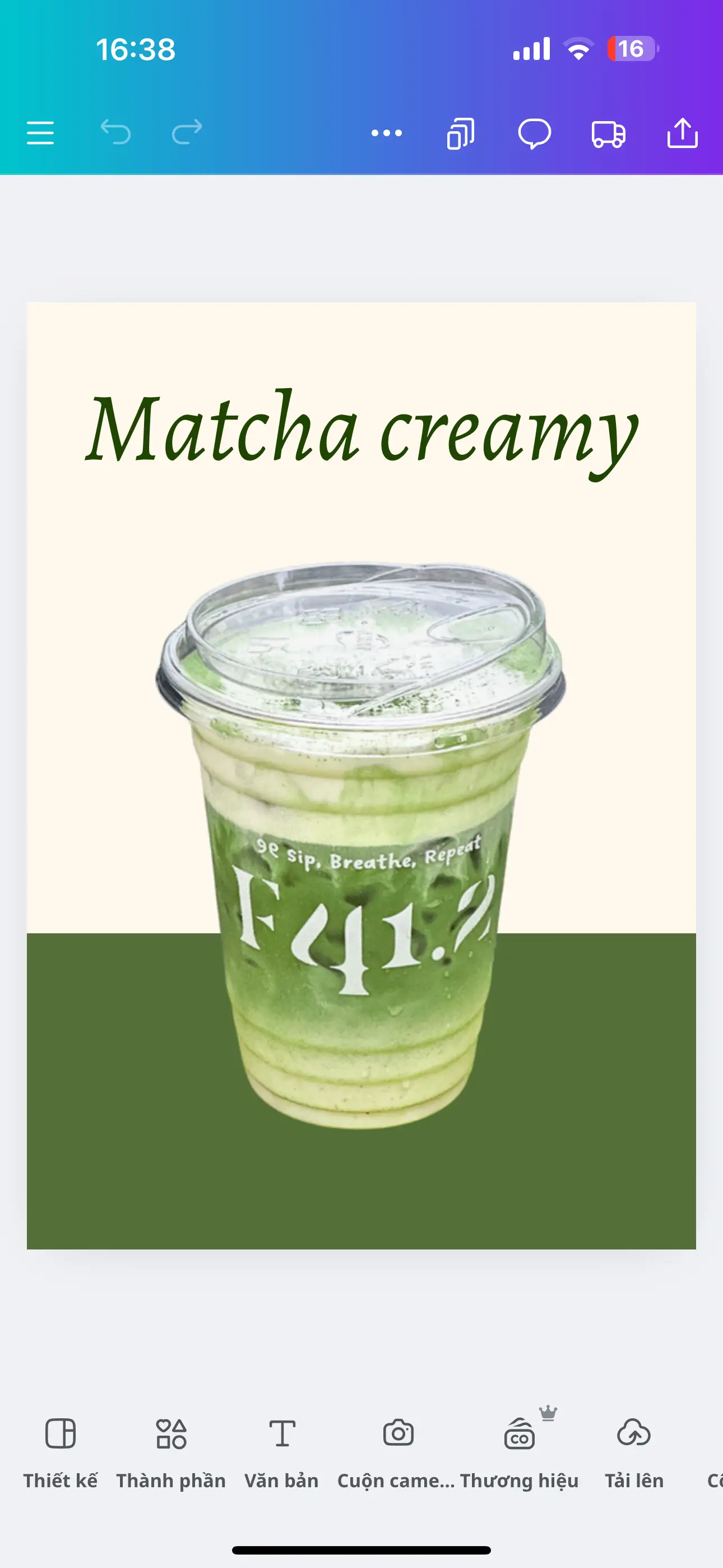 Hình ảnh Matcha creamy