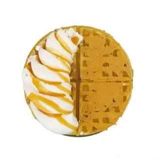 Hình ảnh Bánh Waffle Caramel Muối và Bơ Đậu Phộng