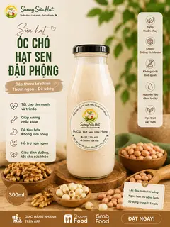 Hình ảnh Sữa Óc Chó Hạt Sen Đậu Phộng