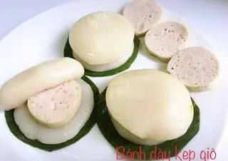 Hình ảnh Bánh Dày kẹp Chả Lụa