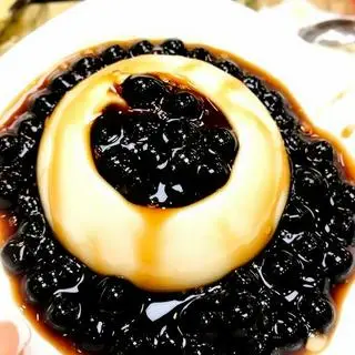Hình ảnh Tàu hũ trắng chân châu đường đen