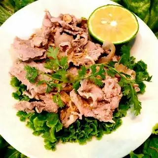 Hình ảnh Bánh tráng cuốn bê tái chanh