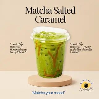 Hình ảnh Matcha latte salted caramel