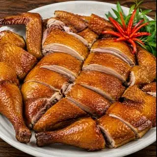 Hình ảnh Gà Ri Hun Khói 1 Con - Kèm Sốt Chấm 