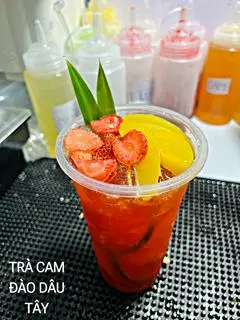 Hình ảnh TRÀ CAM ĐÀO DÂU TÂY