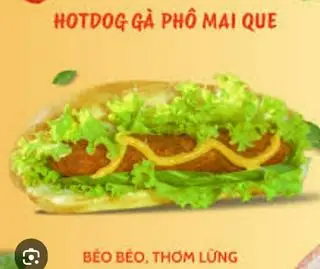 Hình ảnh Hotdog Gà phô mai que, trứng - Tặng kèm 1 ly Trà sữa