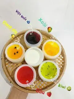 Hình ảnh Combo 5 Hũ Sữa Chua Nguyên Kem Trái Cây