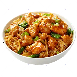 Hình ảnh Mì Trộn Phi Lê Gà Xào Rau Cải