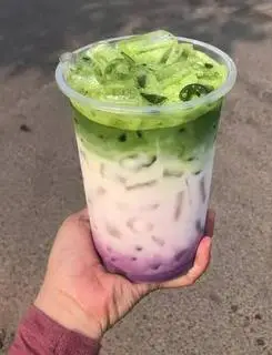 Hình ảnh Matcha Sữa Dừa Khoai Môn Size M