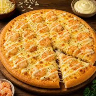 Hình ảnh Pizza Phô Mai Tôm Sốt Mayonnaise