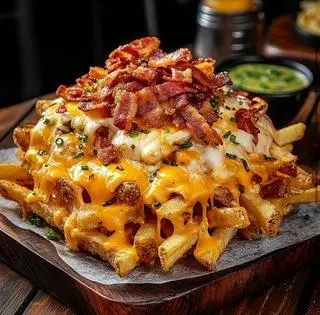 Hình ảnh Khoai tây sốt phô mai bacon