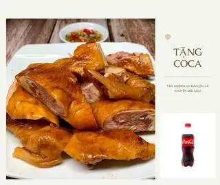 Hình ảnh Gà hun khói 1 con hâm nóng - kèm 1 coca