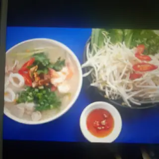 Hình ảnh cháo hải sản