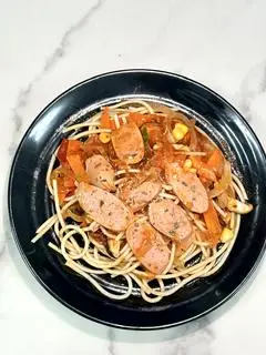 Hình ảnh Spaghetti xúc xích