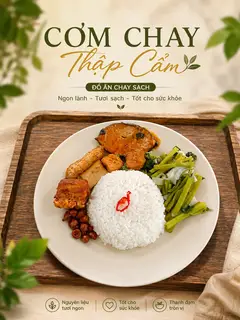 Hình ảnh Cơm chay thập cẩm