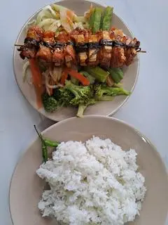 Hình ảnh Cơm thịt lụi chay (1 xiên)