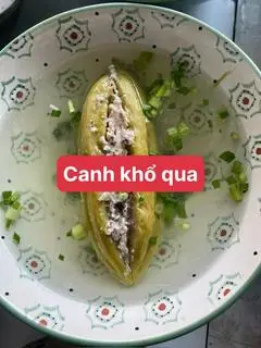 Hình ảnh canh khổ qua
