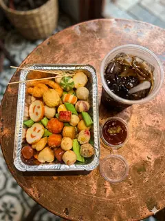 Hình ảnh cá viên chiên truyền thống lớn + tặng ly nước ngọt