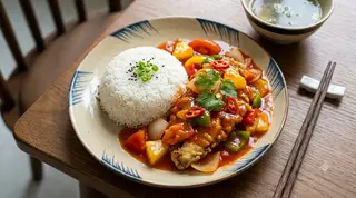 Hình ảnh CƠM CÁ SỐT CHUA NGỌT