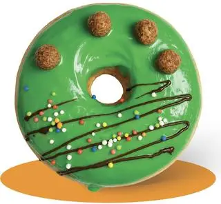 Hình ảnh Donut Táo milo