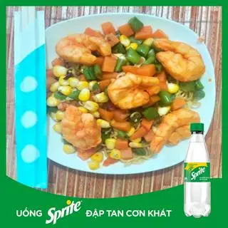 Hình ảnh Mì trộn tôm con
