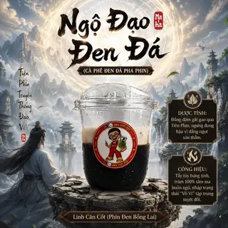 Hình ảnh Ngộ Đạo Đen Đá (Cà Phê Đen Đá Pha Phin)
