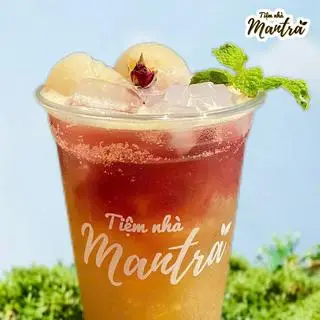 Hình ảnh Trà Vải Hoa Hồng & Thạch Dừa