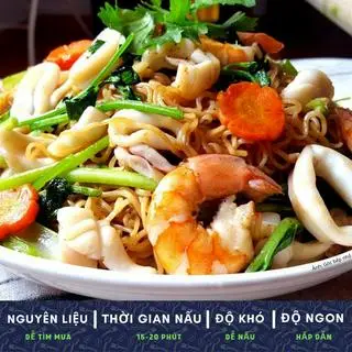 Hình ảnh mì xào Hải sản