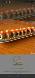 Hình ảnh Cuộn cá ngừ teri phủ Ebiko Roll