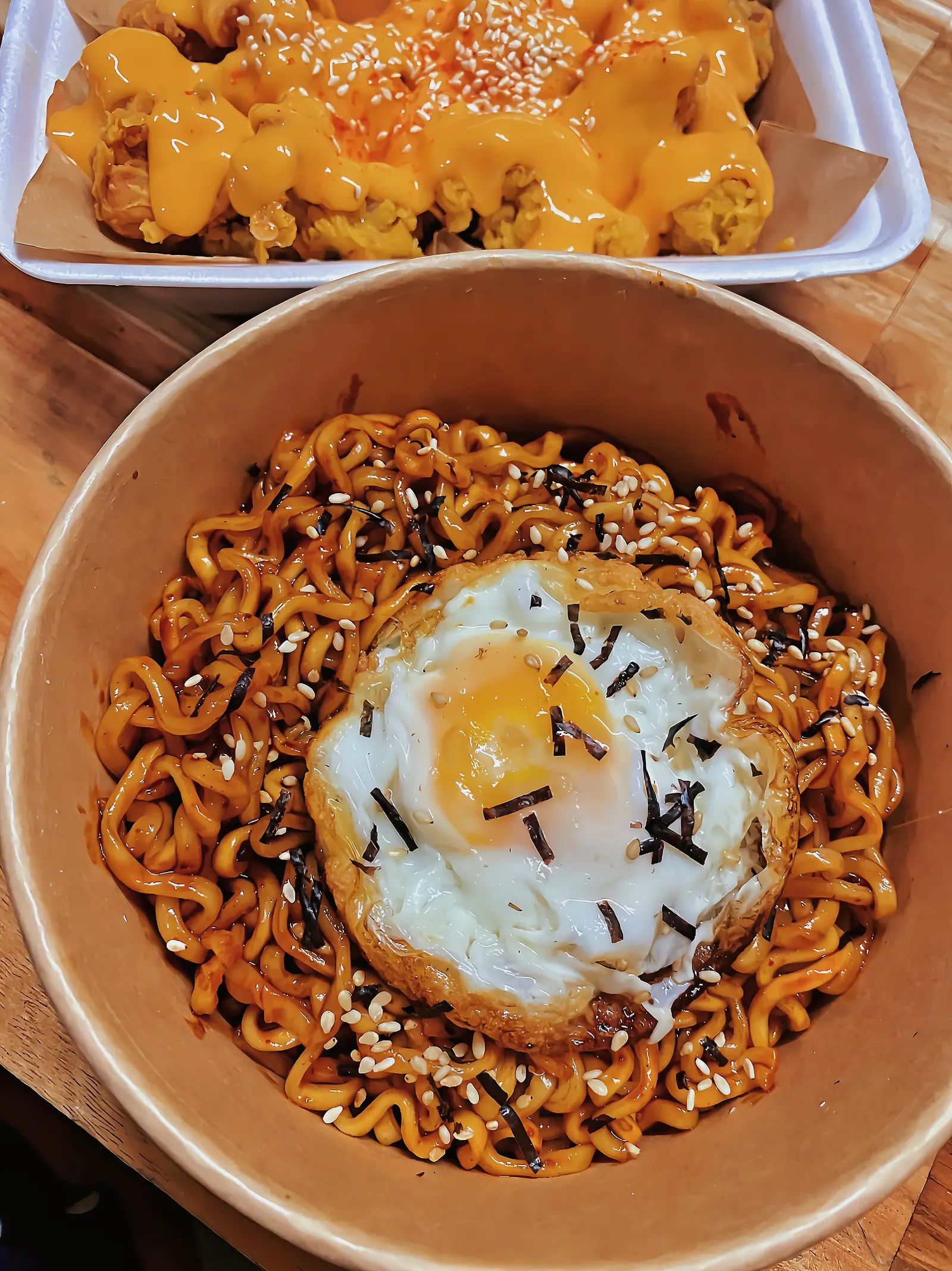 Hình ảnh Mì Samyang Trộn + Trứng