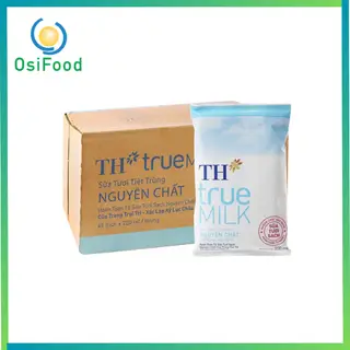 Hình ảnh Sữa tươi tiệt trùng TH nguyên chất 48x220ml 