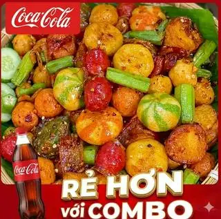 Hình ảnh Combo Cá Viên Chiên Sốt nhỏ Tặng Coca-cola 