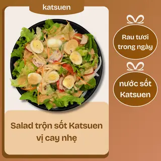 Hình ảnh Salad trộn sốt Katsuen vị cay nhẹ