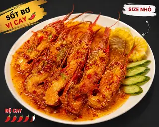 Hình ảnh Size Nhỏ - Tôm Hùm Đất Sốt Bơ Cay Béo Ngậy - Bắp