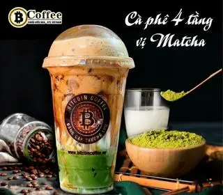 Hình ảnh Cà phê sữa 4 tầng ( vị:Matcha, Socola Mỹ, Ca cao đắng, Sữa dừa, Khoai môn