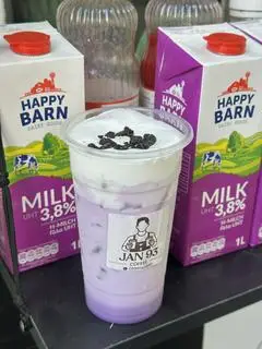 Hình ảnh khoai môn latte kem muối
