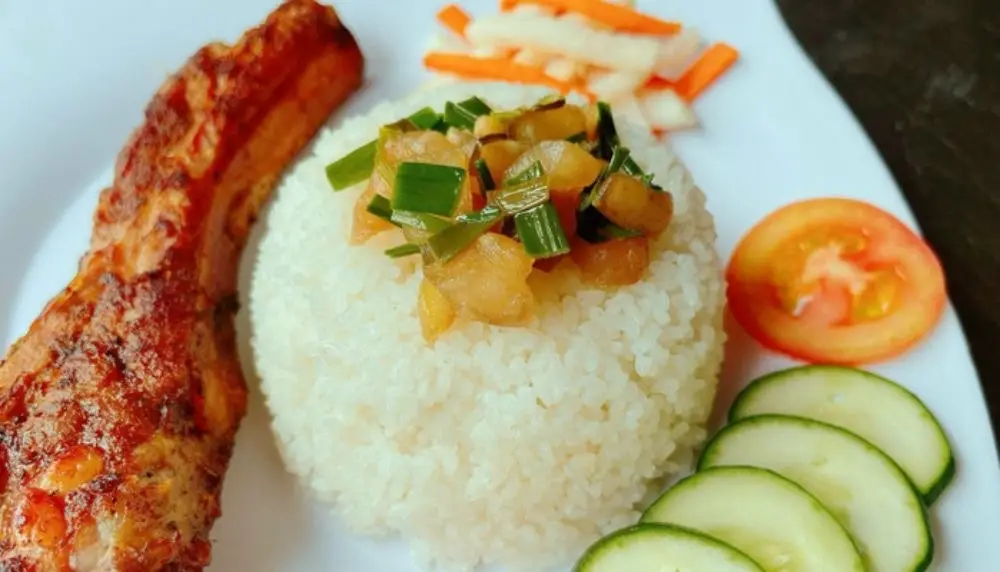 Hình ảnh cơm sườn non